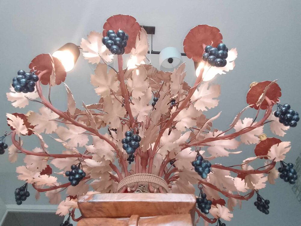 Grand lustre style vigne Décoration