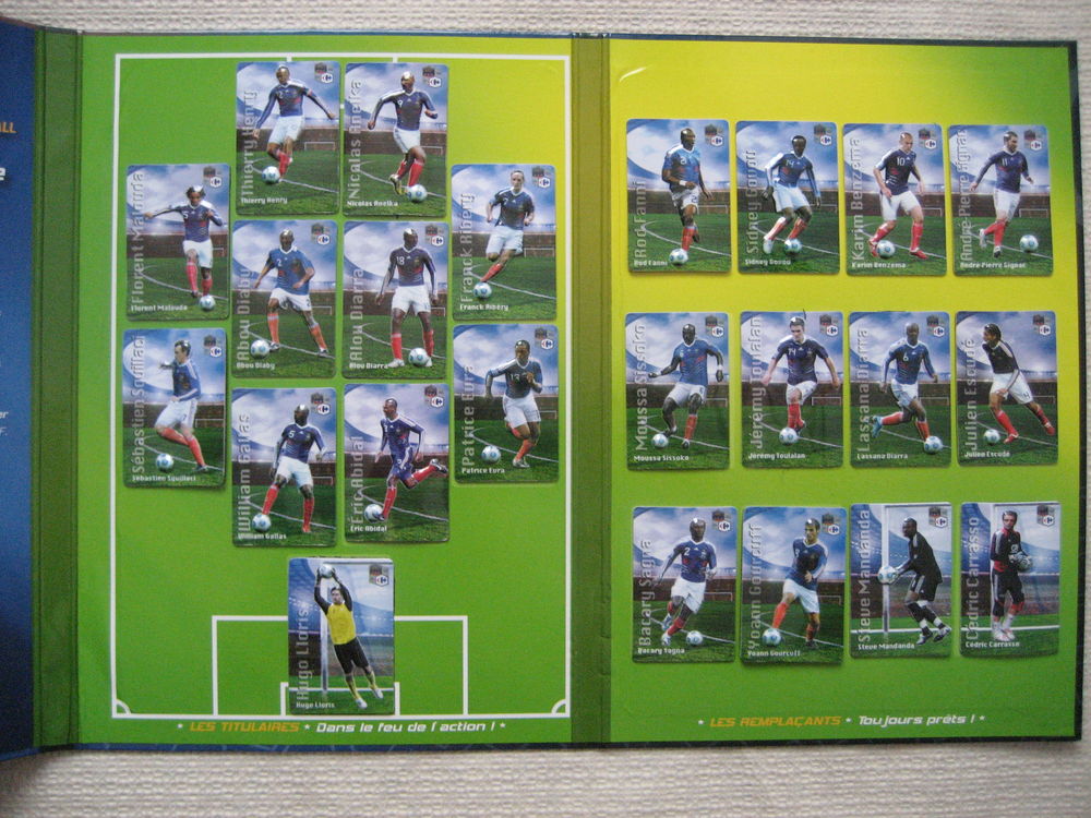 Coffret Collection 23 MAGNETS Equipe France Football 2010. 
