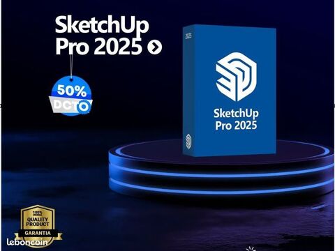 Logiciel 3D : SketchUp Pro 2025 + Layout 2025 + 3D Warehouse Épinal (88)
