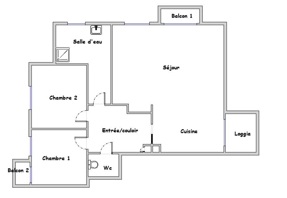 Vente Appartement Opportunité : Appartement 3 Pièce(s) 68 m² proche Montchat , Lyon 3