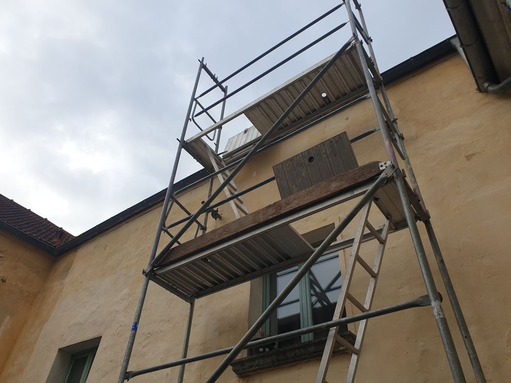 Echafaudage fixe aluminium 8m Bricolage