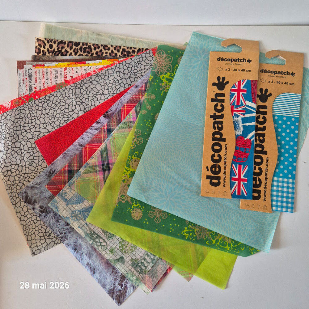 Lot de 28 feuilles D&eacute;copacht,diff&eacute;rentes 30 x 40 cm Jeux / jouets