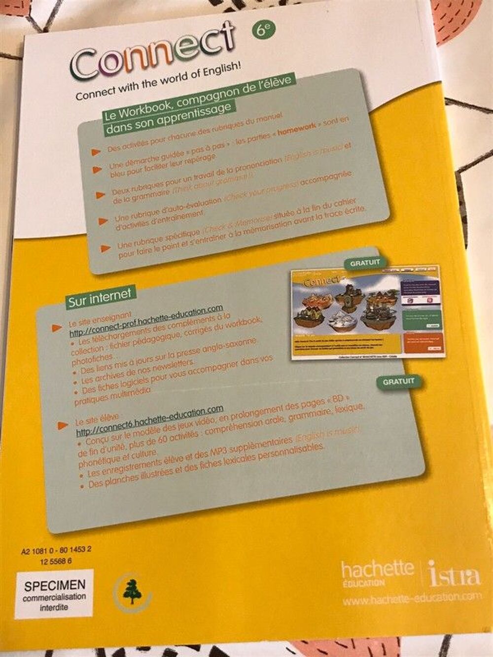 Workbook Connect 6&egrave;me Livres et BD