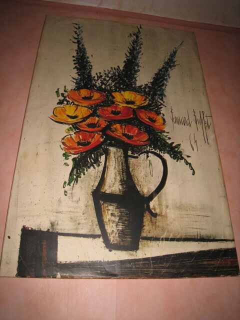Reproduction Les pavots de Bernard Buffet 25 Vinay (38)