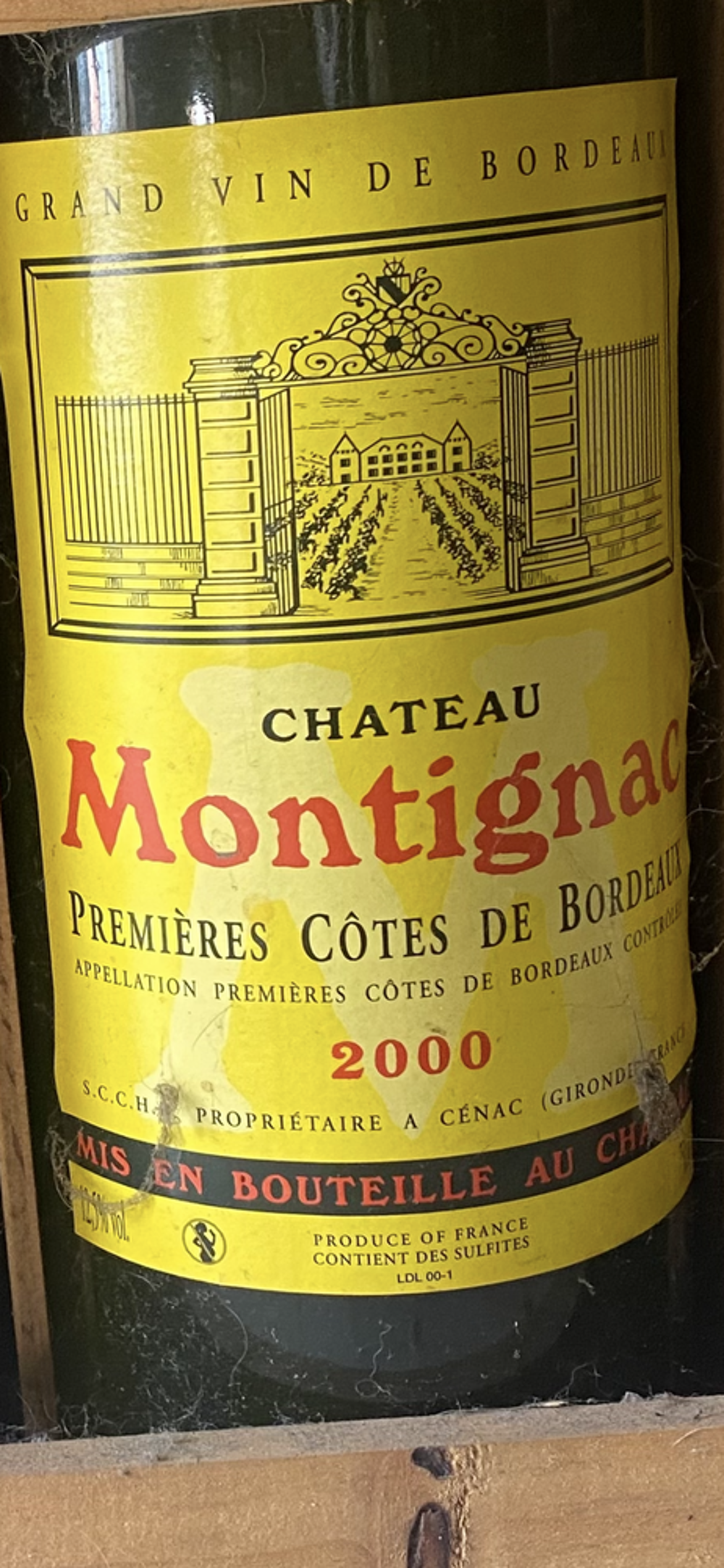 Bouteille de vin rouge Cuisine