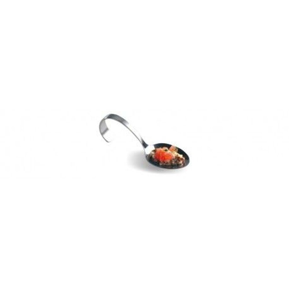Lot de 6 Cuill&egrave;res roul&eacute;es &agrave; d&eacute;gustation et 6 Cuill&egrave;res &agrave; cr Cuisine