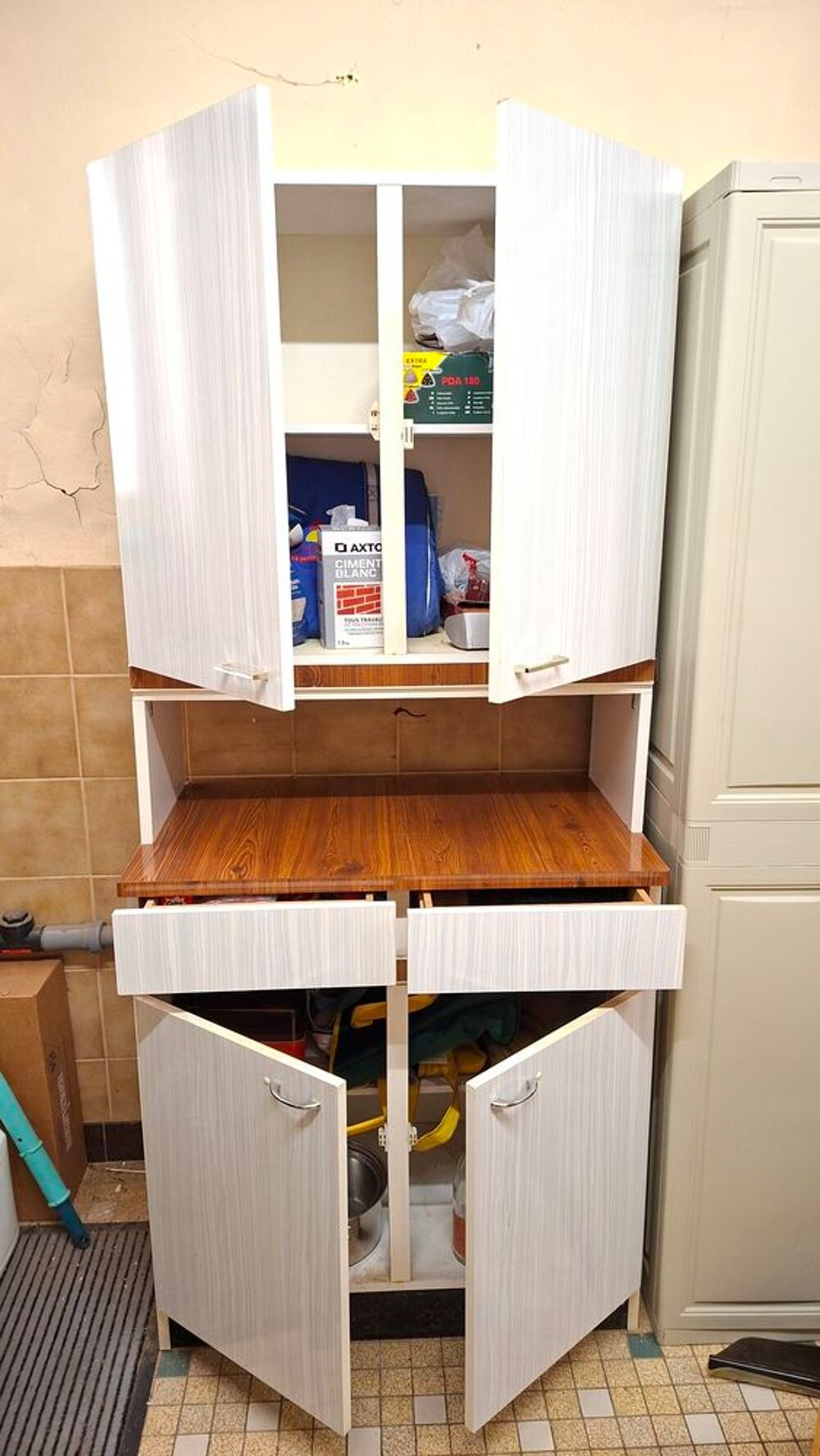 Meuble en formica blanc Meubles