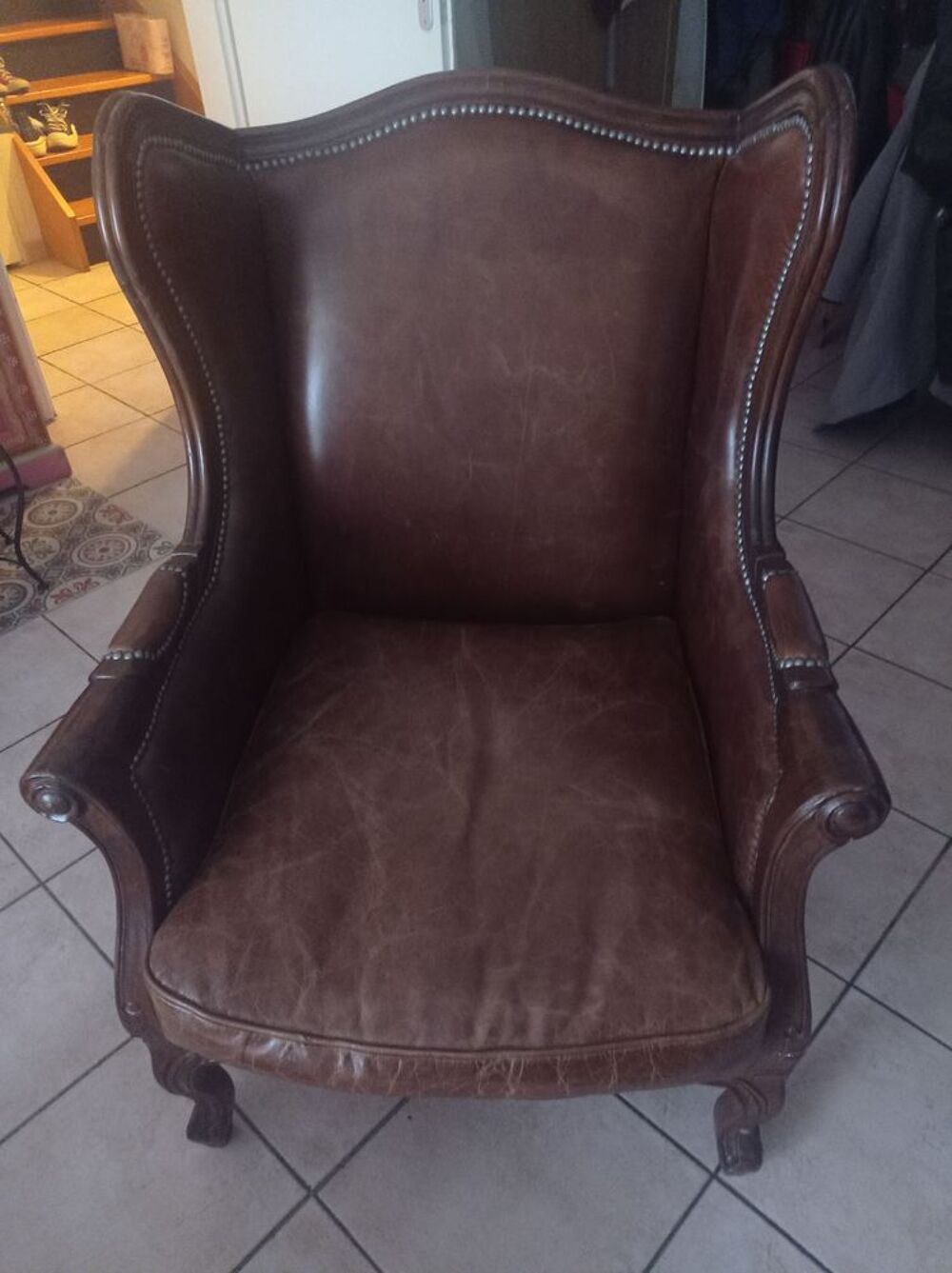 Fauteuil Chesterfield cuir maison du monde Meubles