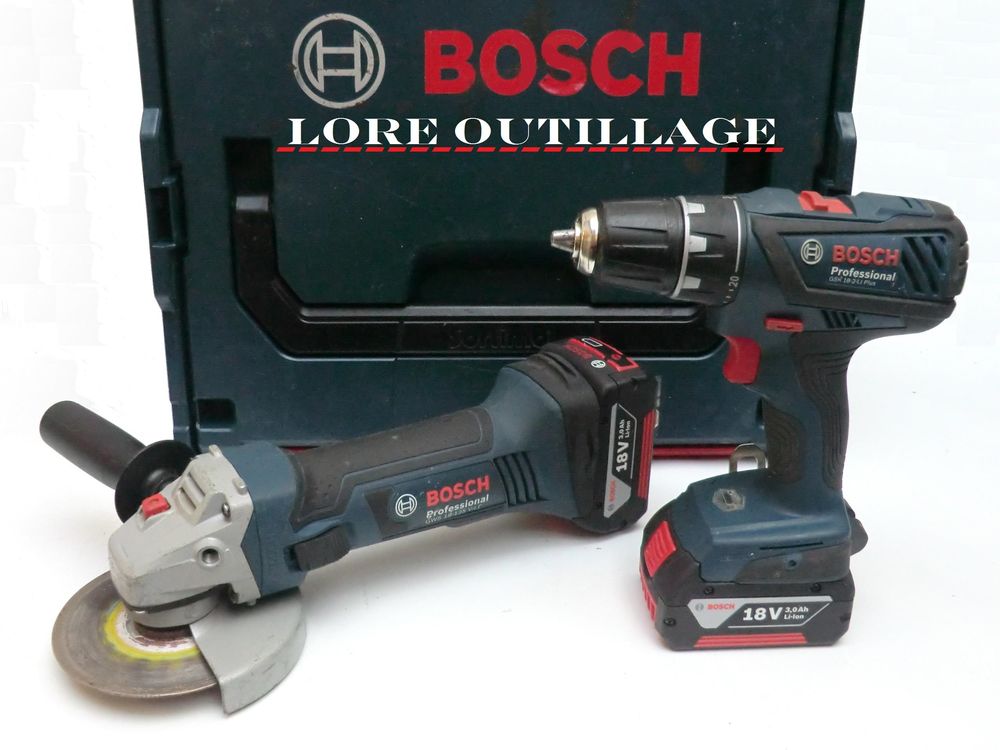 BOSCH meuleuse + Visseuse 18v Bricolage