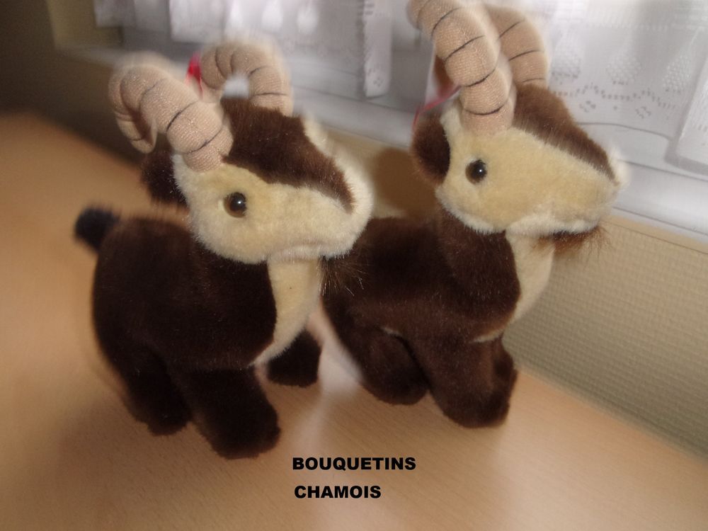Peluche et doudou Bouquetins Chamois, neufs Jeux / jouets