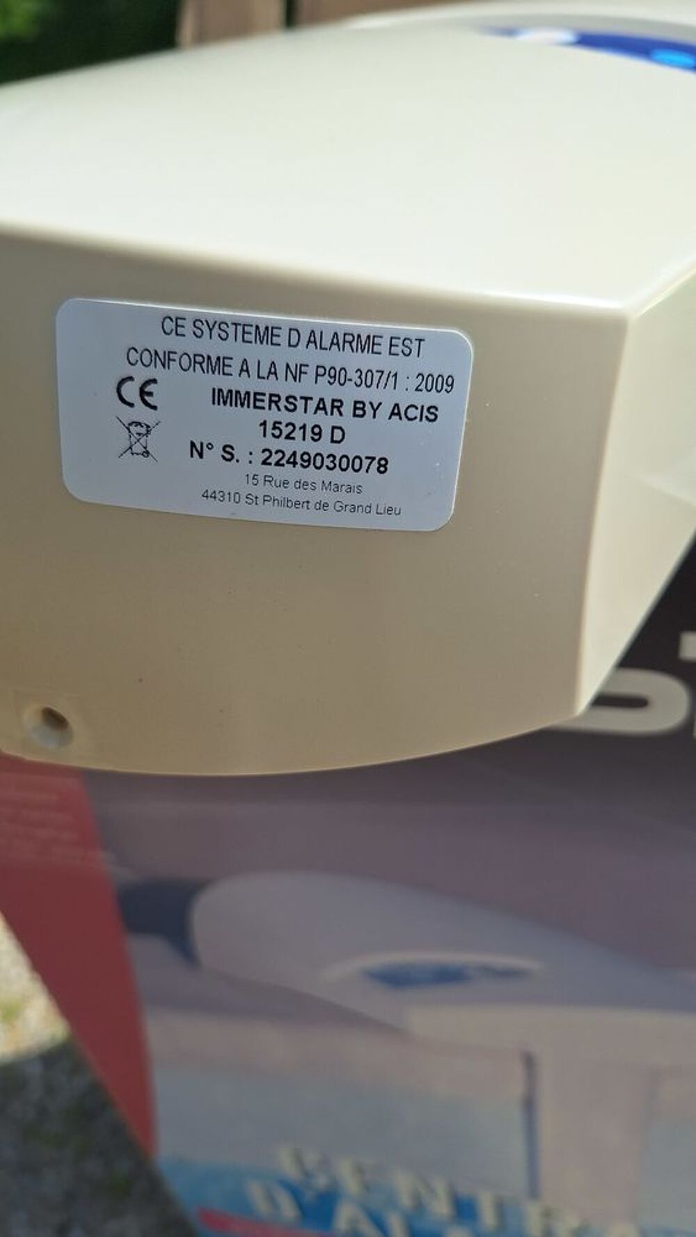 Alarme piscine Immerstar Jardin