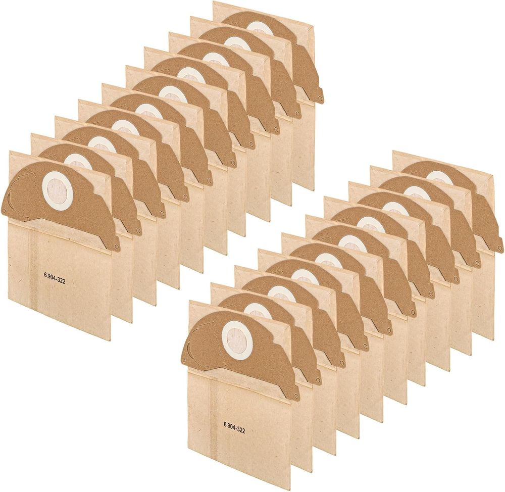 10 Pi&egrave;ces Sac Aspirateur pour K&auml;rcher WD2 MV2 WD 2.200 WD225 Electroménager