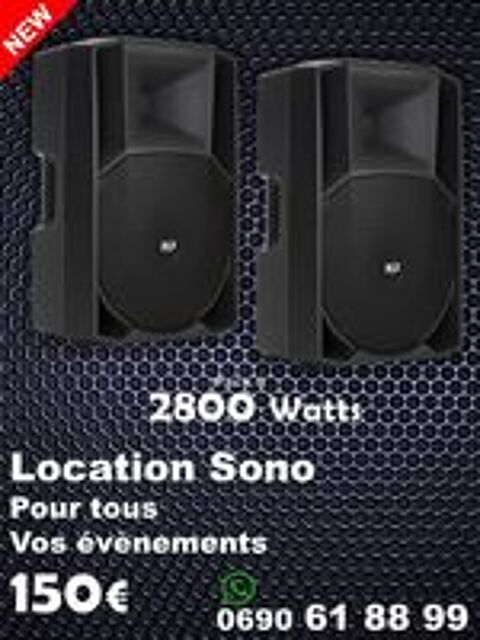   Sono pour tout vos évènements 