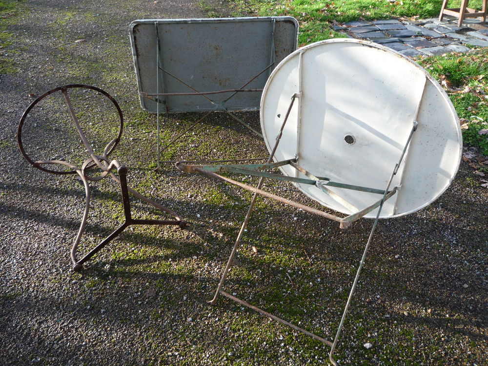 Table fer dessus t&ocirc;l&eacute;, de jardin/terrasse Meubles