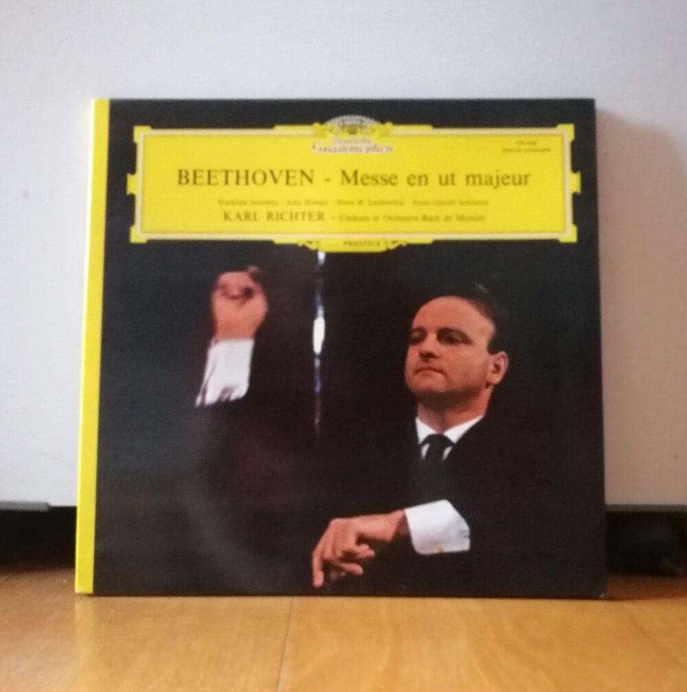 LP BEETHOVEN (RICHTER) : Messe en Ut majeur - DG 139 446 CD et vinyles