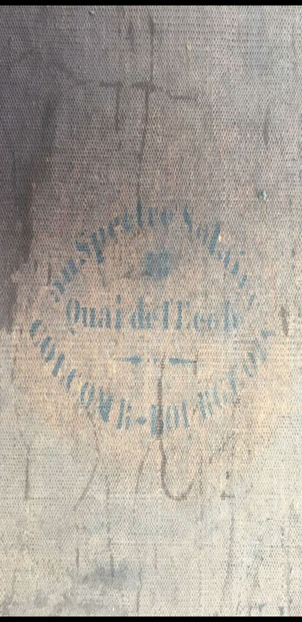 Huile sur toile &eacute;cole fran&ccedil;aise du 19&egrave;me si&egrave;cle 