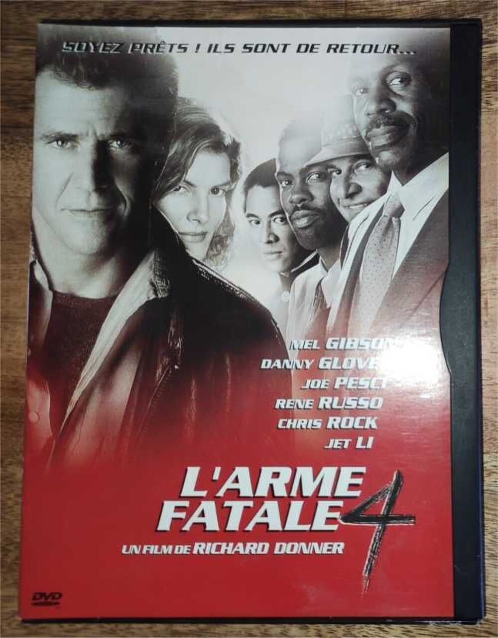 Boitier DVD vide l'arme fatale 4 DVD et blu-ray