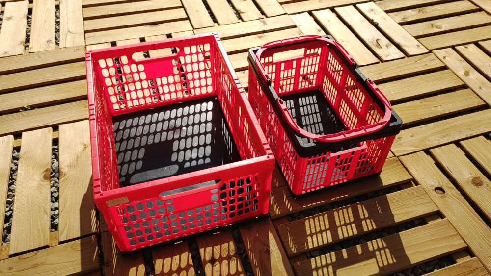 Caisses Pliables de Rangement &amp; Transport - Lot de 2 Bricolage