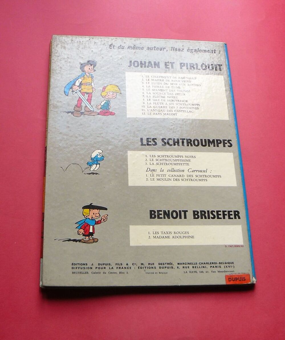 Johan et Pirlouit : Le lutin du bois aux Roches - PEYO - 67 Livres et BD