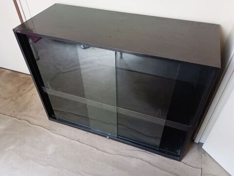 Tres beau meuble industriel de rangement mtal et verre 150 Paris 2 (75)