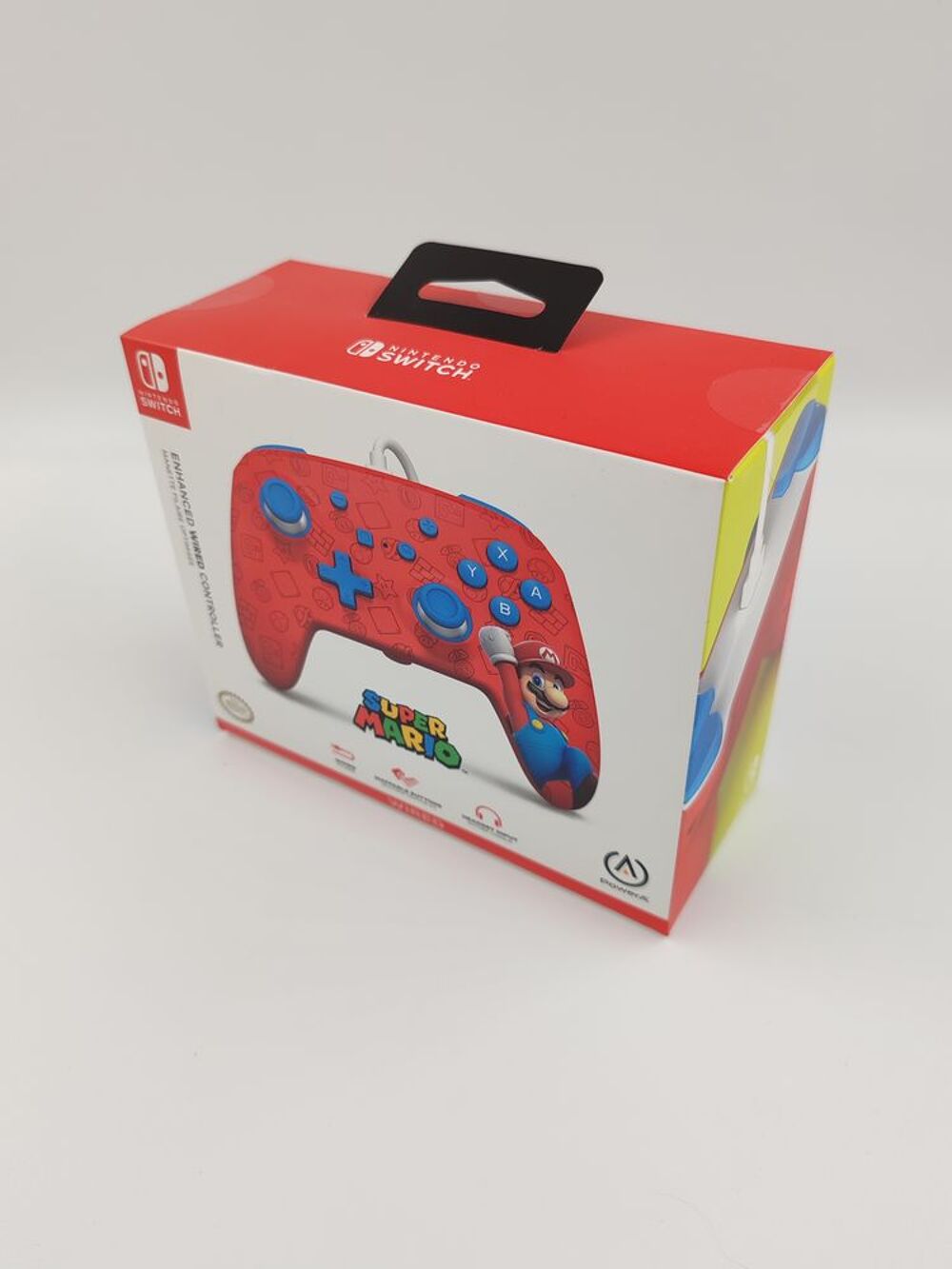 Nintendo Switch Manette Filaire Woo-Woo ! Mario neuf Consoles et jeux vidéos