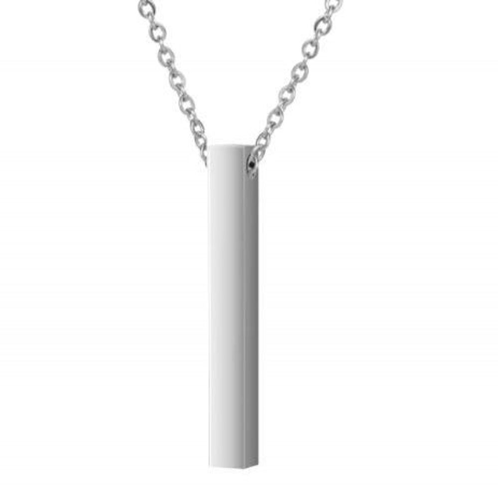 Collier hommage barre lingot ID Johnny Hallyday - Argent&eacute; Bijoux et montres