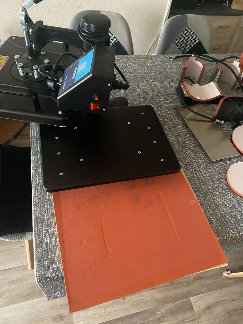 8 en 1 Presse &agrave; Chaud Machine de Sublimation Matériel informatique