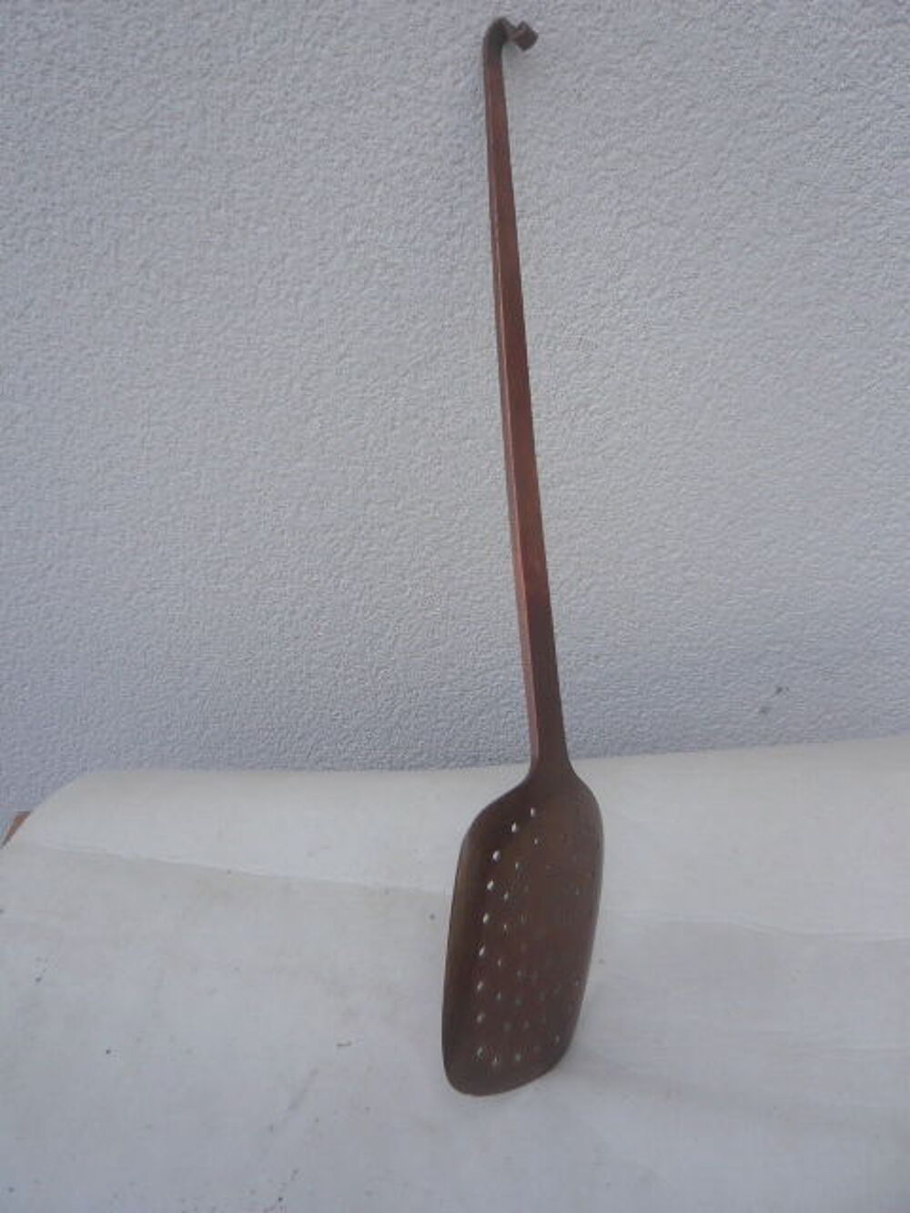 Ecumoire Cuivre Rouge Ancienne Cuisine