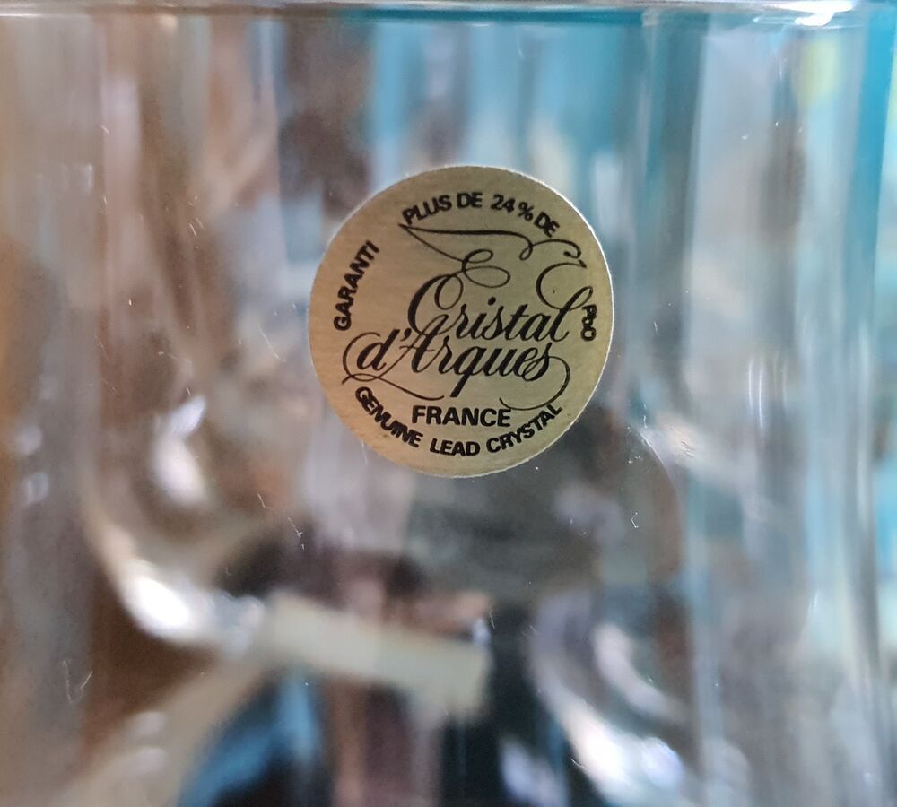 Service de 18 Verres en Cristal Décoration