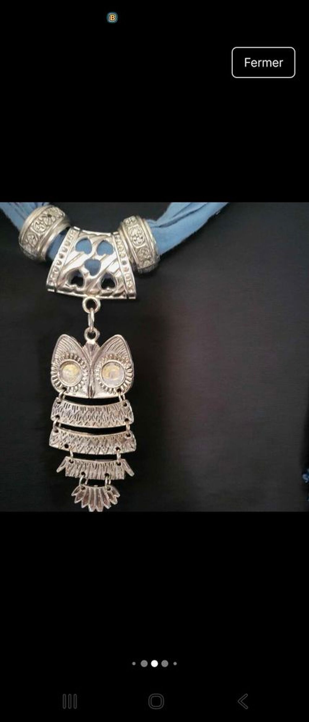 foulards avec perles style collier Vtements