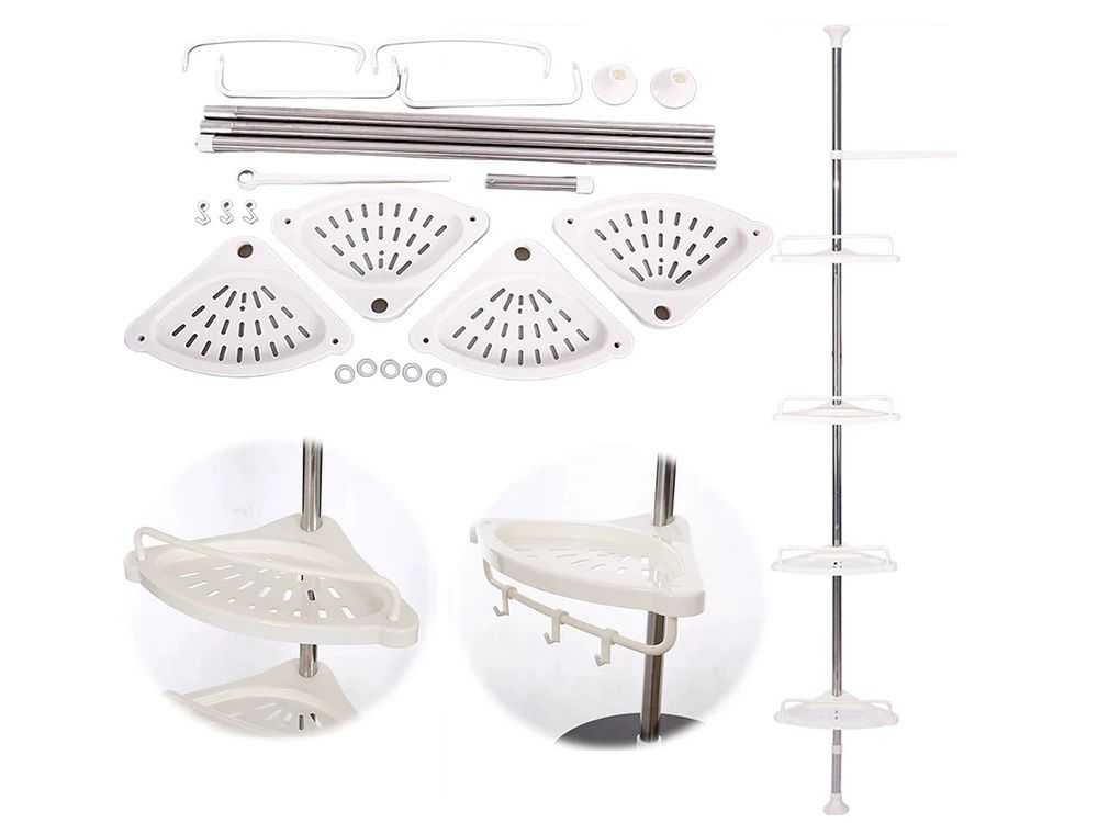 &Eacute;tag&egrave;re d'angle pour salle de bain, baignoire, Meubles