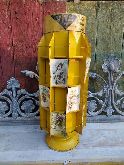Ancien Pr�sentoir Publicitaire Pivotant Graines Vita 
350 Loches (37)