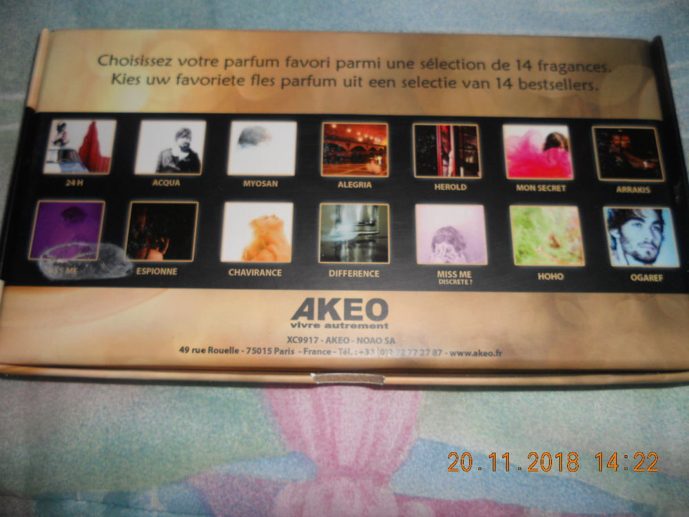 Coffret parfums AKEO : une aventure intime... 