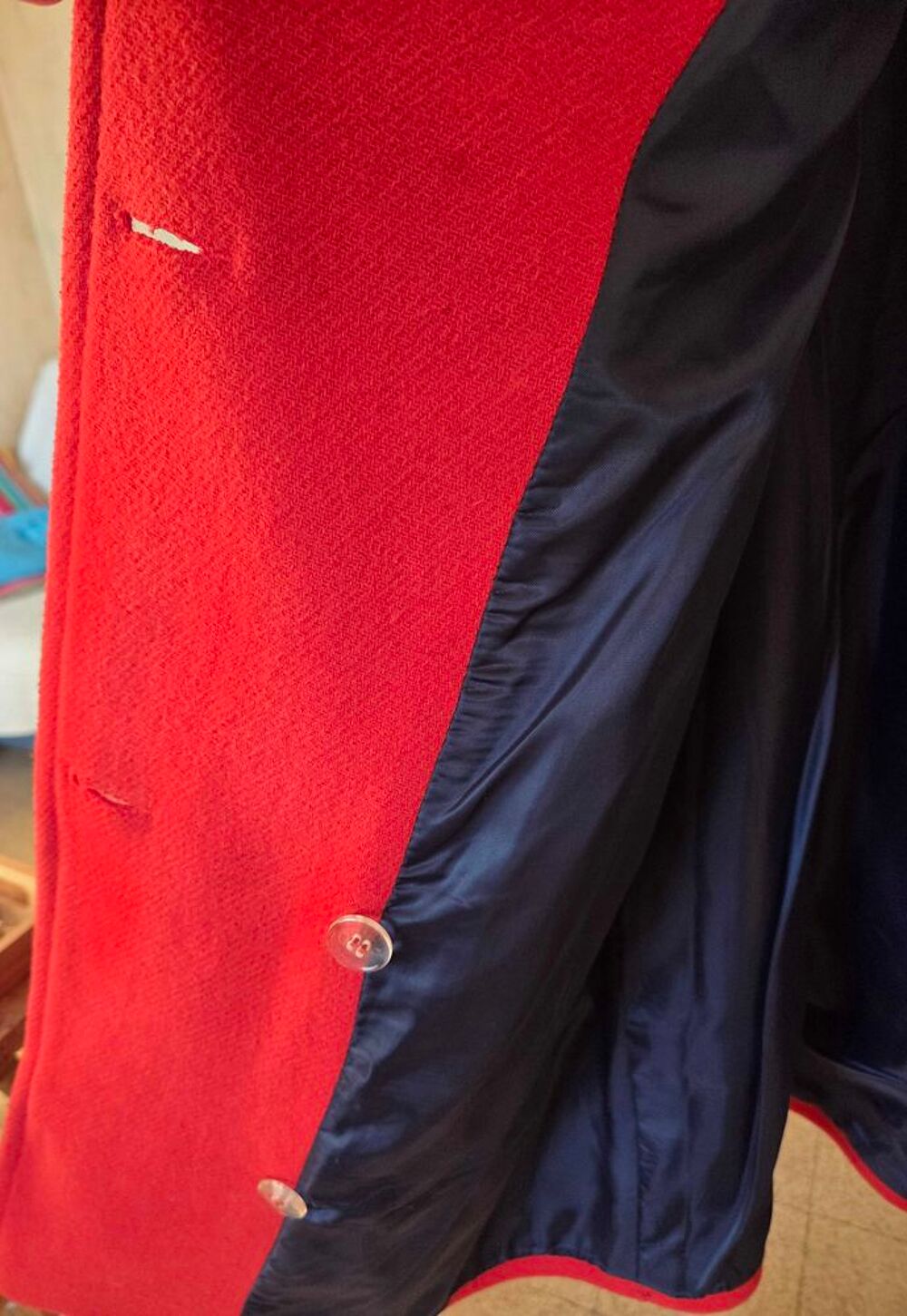 Manteau Naf Naf couleur corail Vêtements