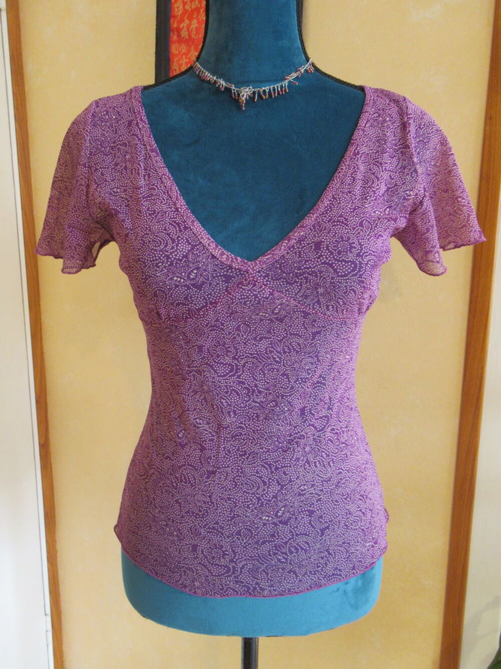 Haut violet - ETAM - Taille 38 Vêtements