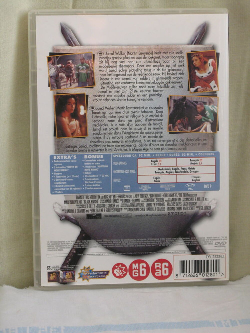 Black Knight DVD et blu-ray