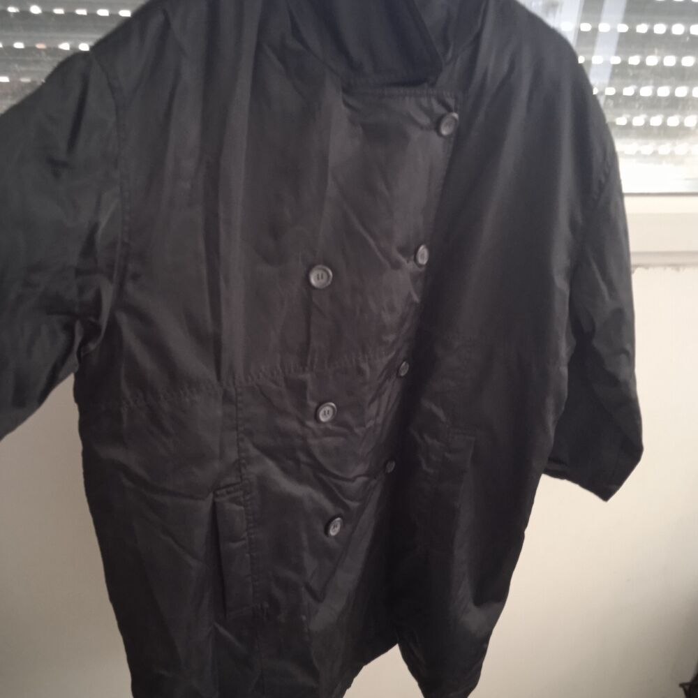Coupe vent, impermeable femme noir T 46/48 exterieur polyami Vêtements