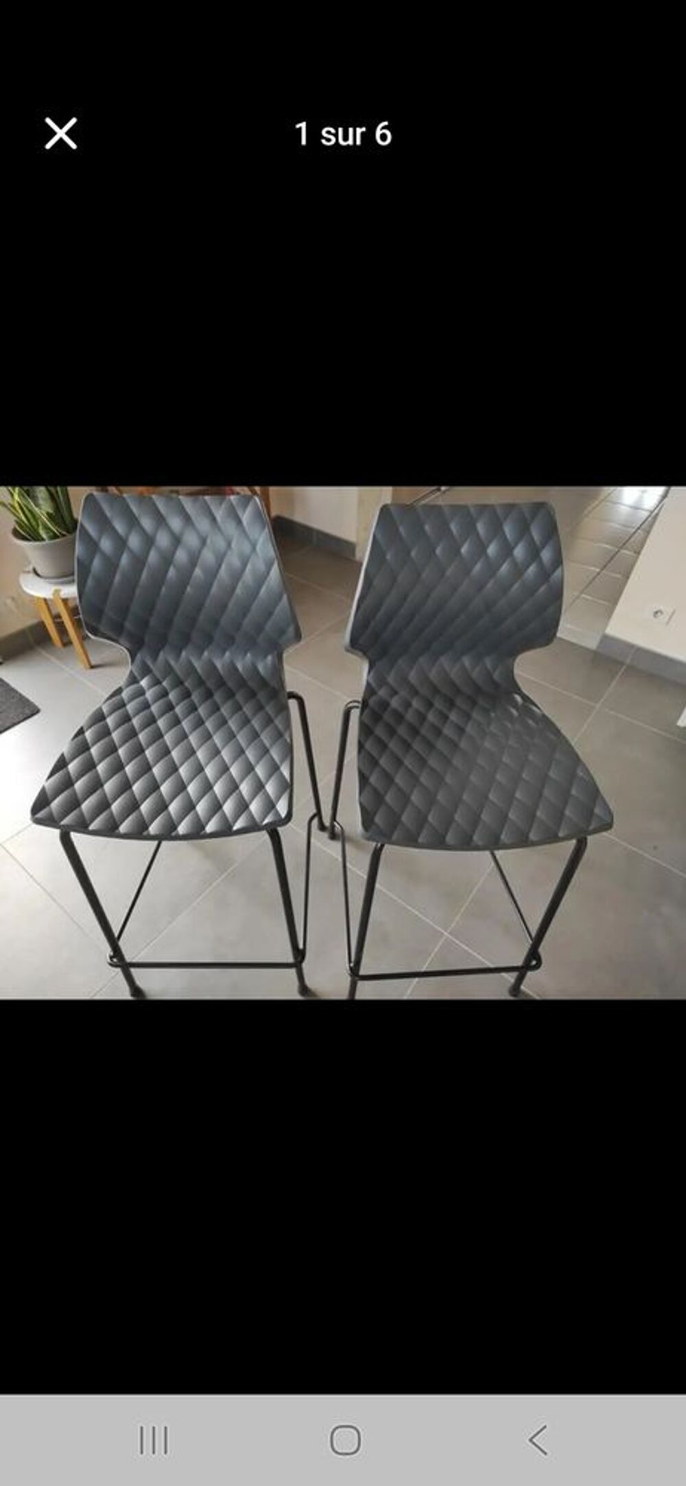 2 chaises hautes pour cuisine Meubles