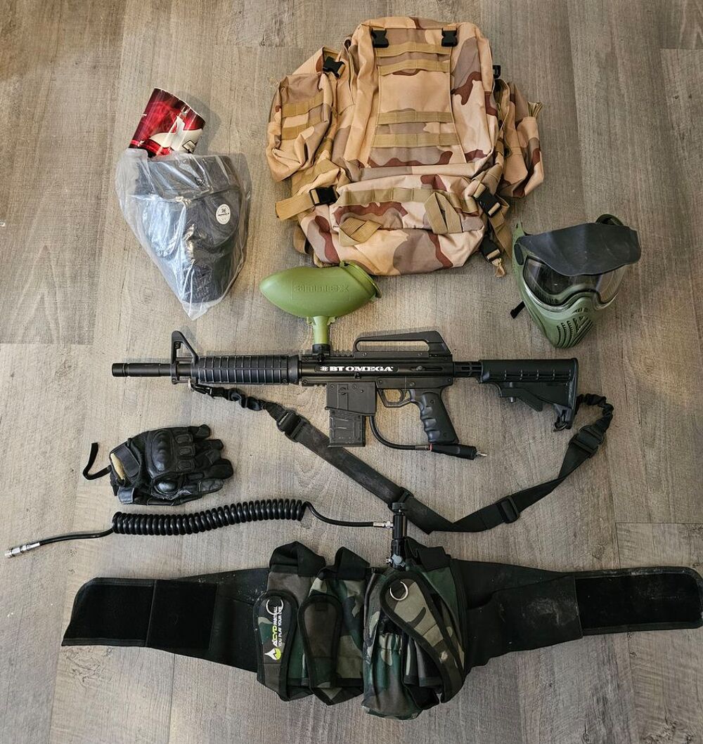 Lot paintball complet. Sports