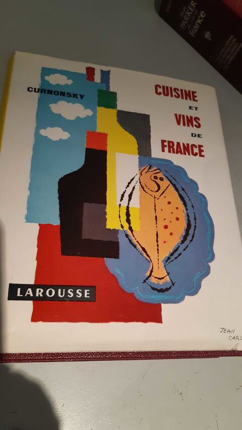 livre cuisine et vins de France Brignais (69)