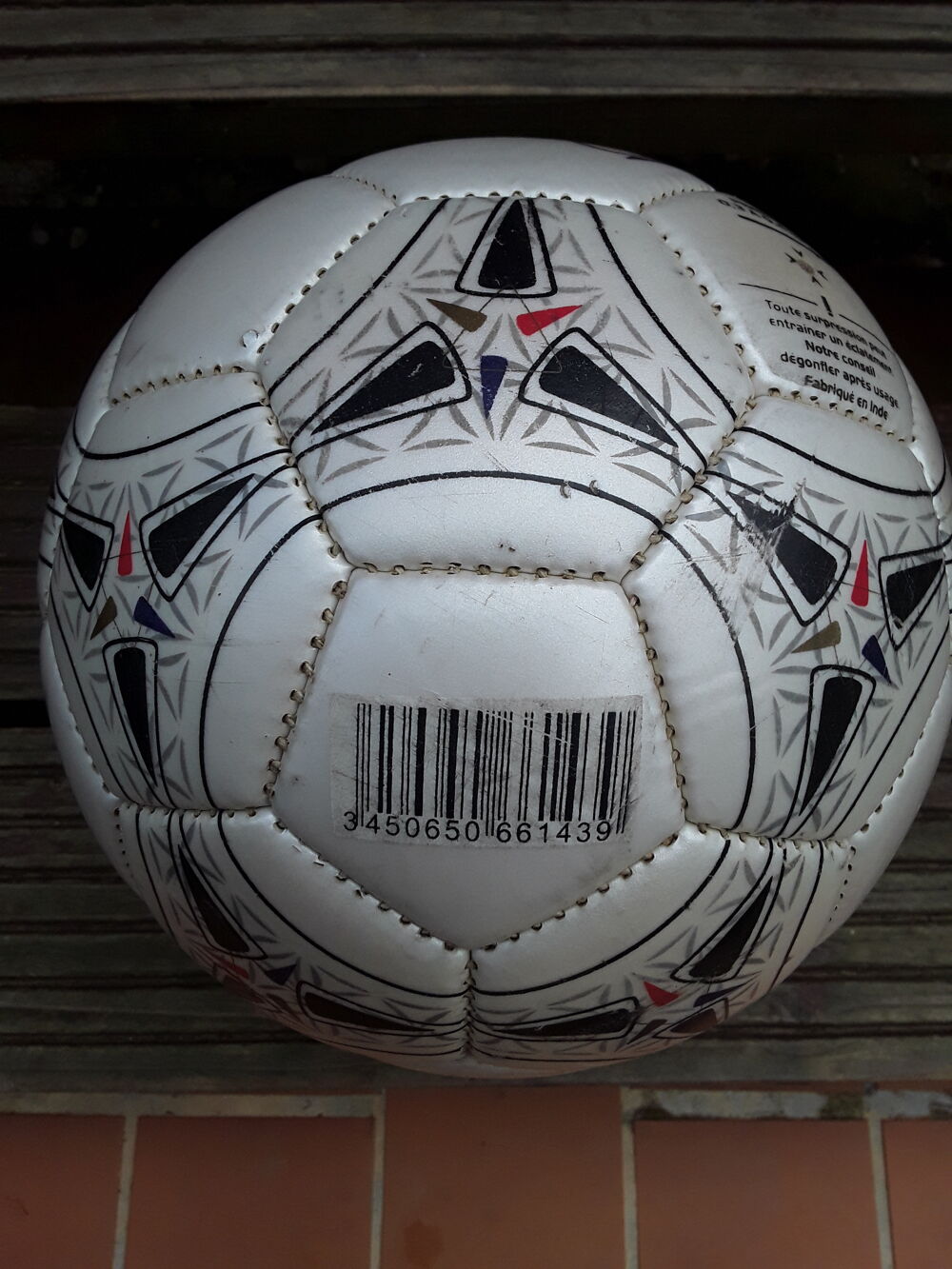 Ballon de foot en cuir vintage Jeux / jouets