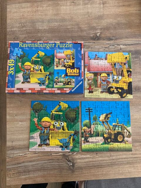 Lot de 3 Puzzles Ravensburger     Bob the builde 6 Saleilles (66)