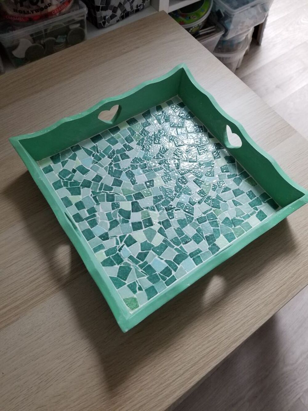 Plateaux en mosa&iuml;que Décoration