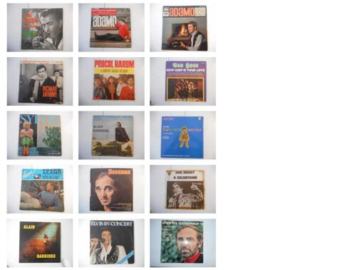 VINYLES  45 TOURS   QUANTITE  90 100 Paris 19 (75)