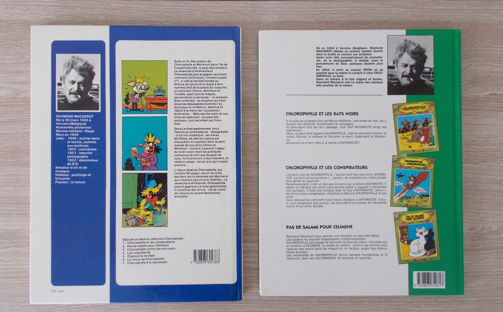 Chlorophylle et Minimum Livres et BD