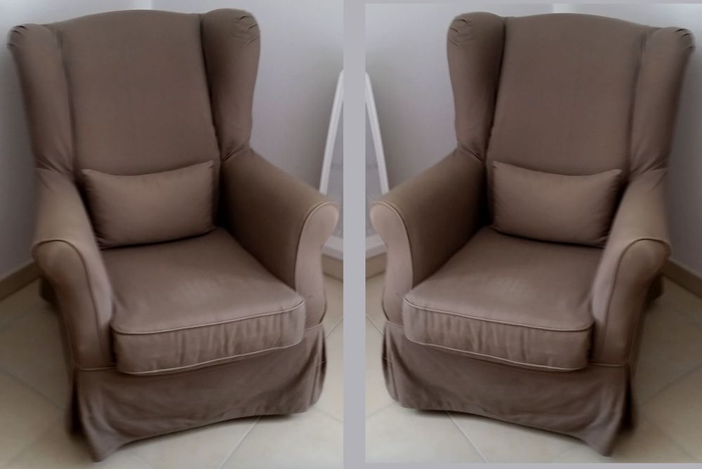 2 Fauteuils Ikea houssables tr&egrave;s bon &eacute;tat Meubles