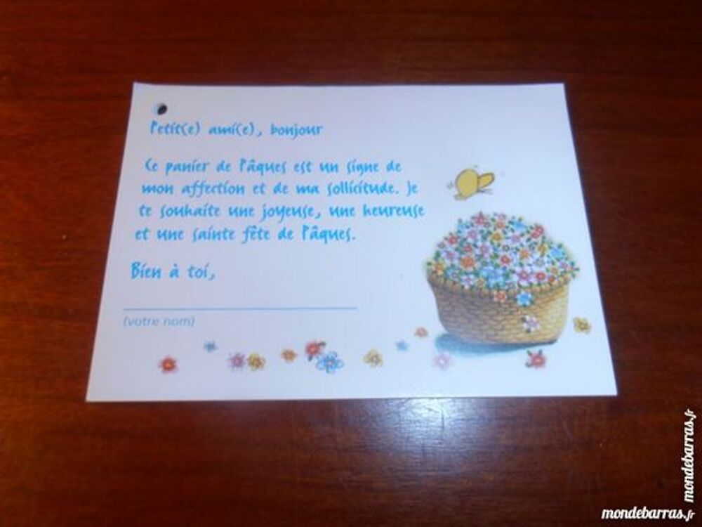 Cartes P&acirc;ques (45) Bricolage
