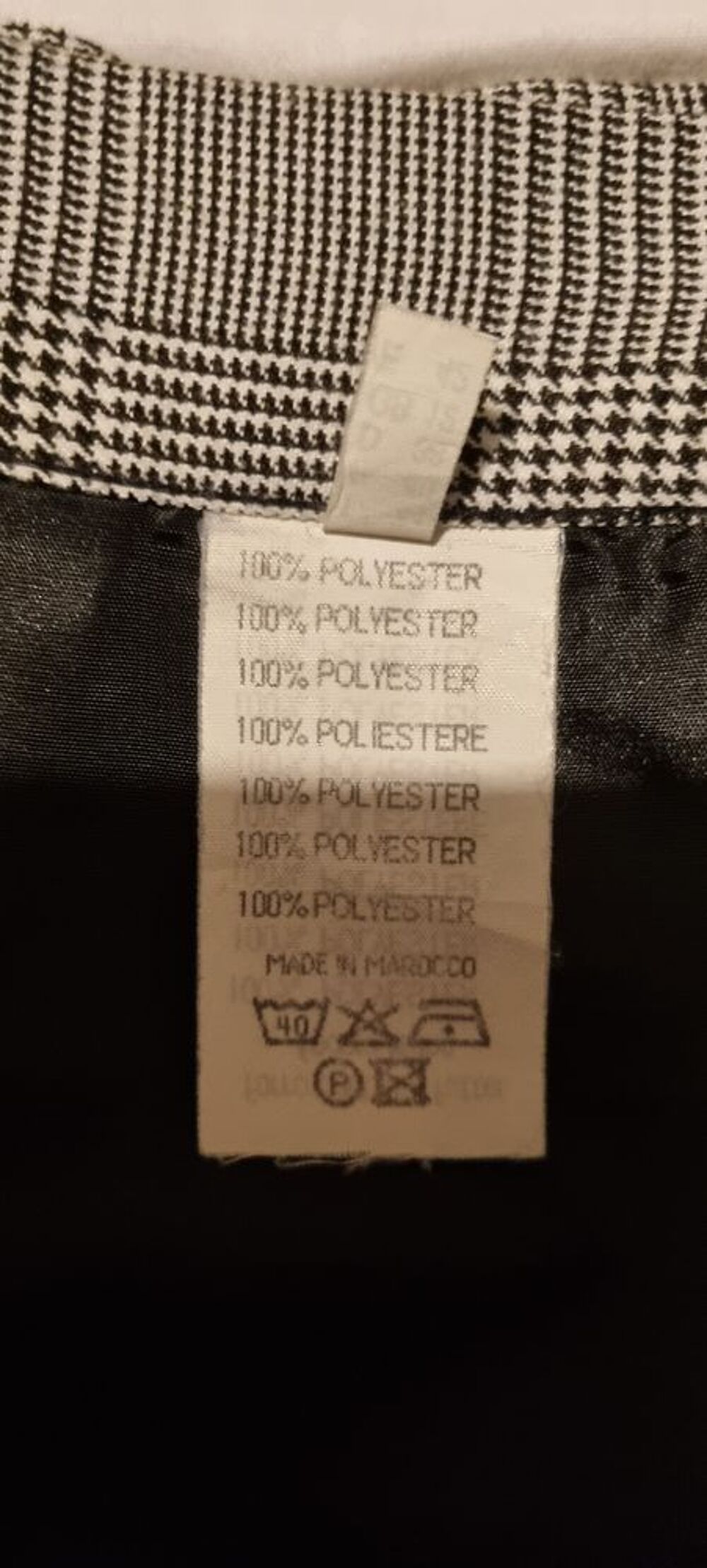 Minijupe carreaux gris ? Taille 40 Vêtements