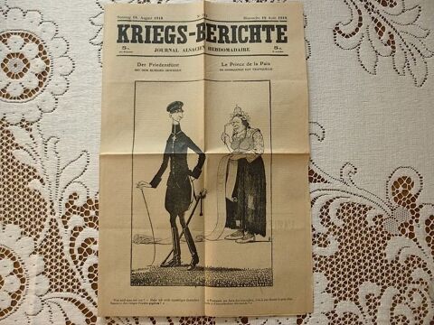 KRIEGS-BERICHTE . JOURNAUX  DE GUERRE ALSACIEN . GUERR 14/18 180 Urb�s (68)