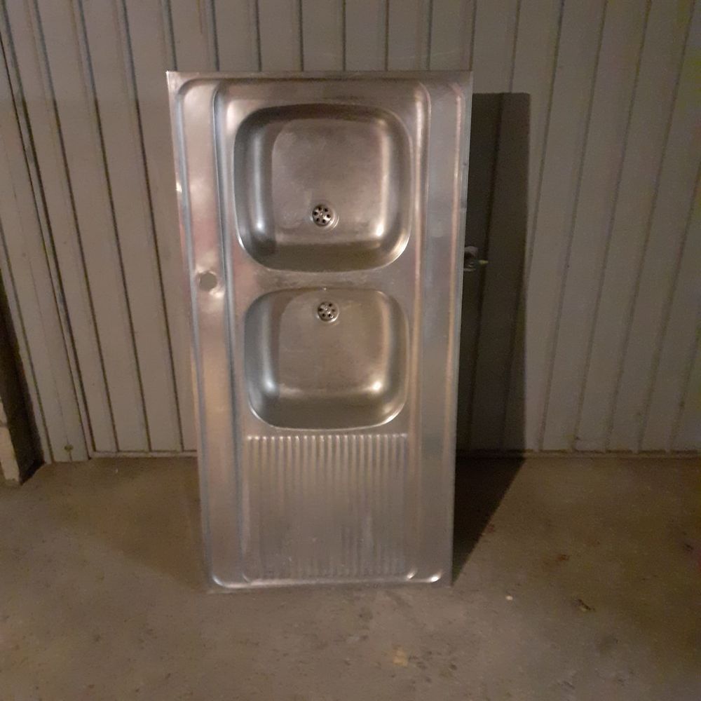 Evier inox Jacob Delafon double bac Electroménager